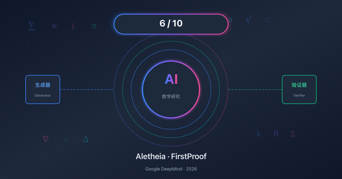 AI 数学家诞生？Google DeepMind 的 Aletheia 自主解决 10 个数学难题中的 6 个