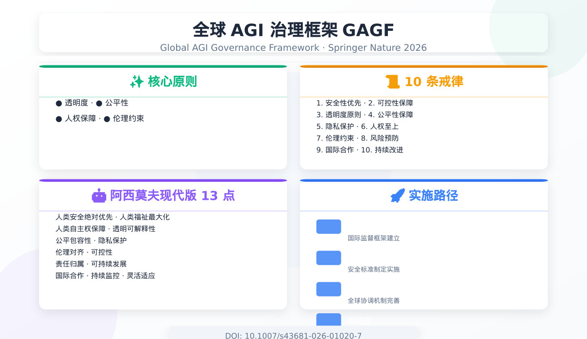 一分钟读论文：《超智能未来的伦理基石：全球 AGI 治理框架》